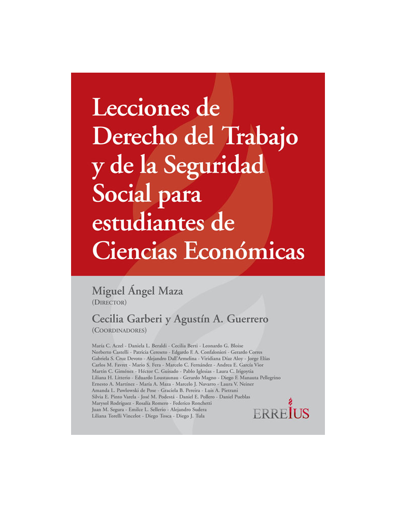 Lecciones de Derecho del Trabajo y de la Seguridad Social para estudiantes de Ciencias Económicas