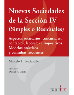 NUEVAS SOCIEDADES DE LA SECCION IV (SIMPLES O RESIDUALES)