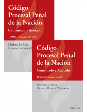 CODIGO PROCESAL PENAL DE LA NACION COMENTADO Y ANOTADO(2TOMOS)