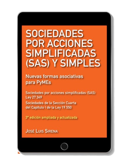 Ebook Sociedades Por Acciones Simplificadas Sas Y Simples 7905